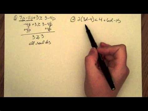 Inequalities with No Solution or Infinite Solutions - Expii