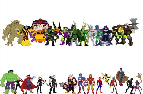 The avengers vs the masters of evil by legobo on DeviantArt