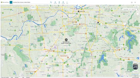 Overland Park Kansas Map - United States