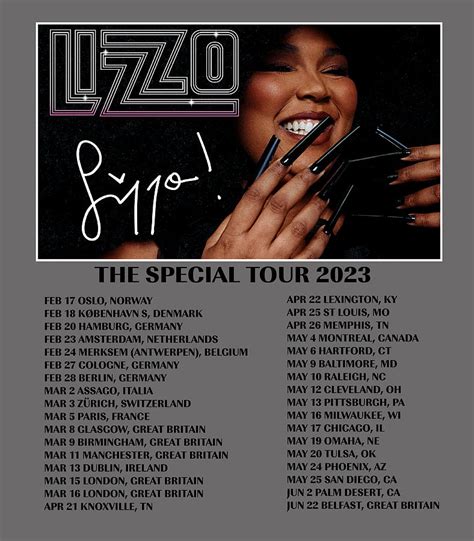 Lizzo Special World Tour 2023 Concert back Digital Art by Beau Harris ...