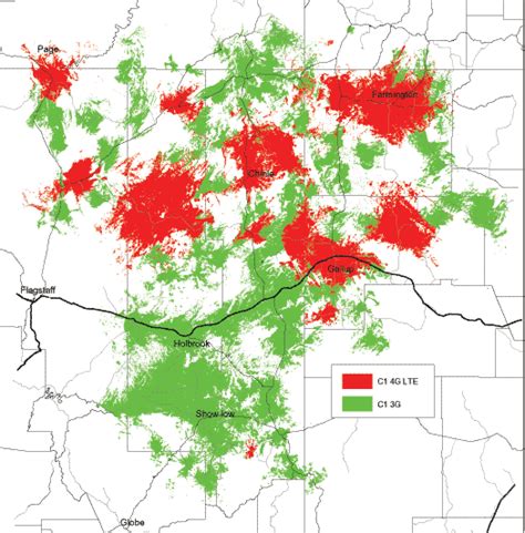 Cellular Maps.com - Cellular One of Northeast Arizona Coverage