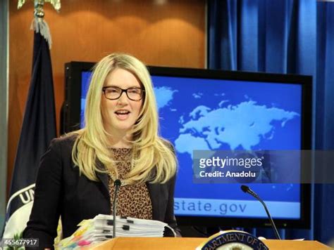 State Department Spokesperson Marie Harf answering the journalists ...