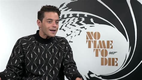 No Time To Die - Rami Malek Interview - YouTube