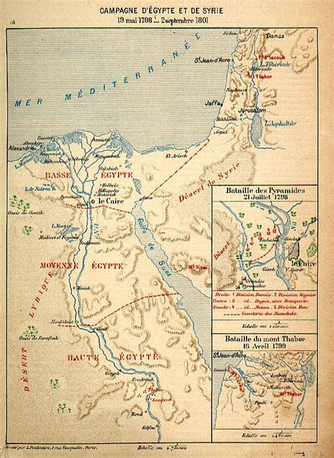 Napoleonic Wars maps : Egyptian Campaign