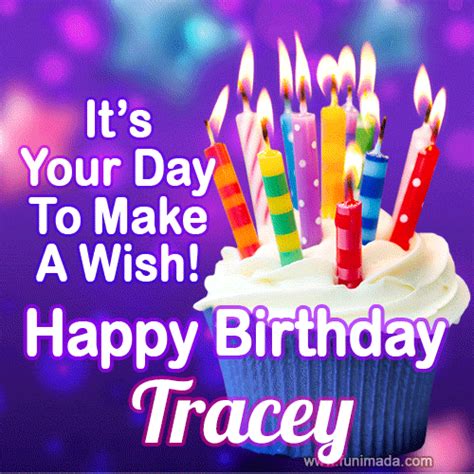 Happy Birthday Tracey GIFs - Download on Funimada.com