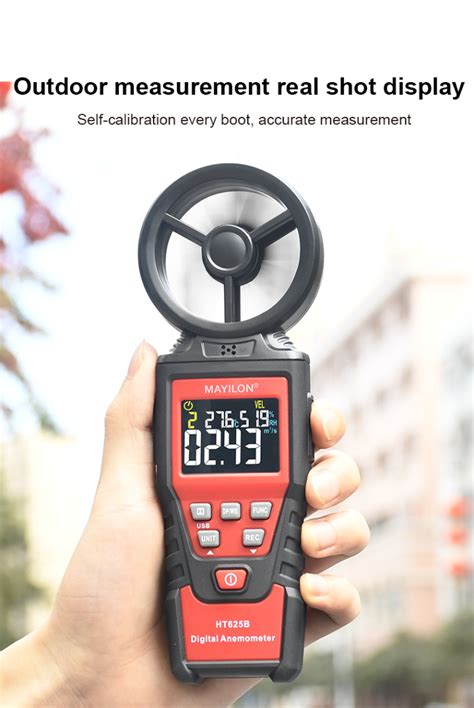 Buy Wholesale China Professional Ht625b Wind Speed Sensor Multi-function Anemometer With Usb ...