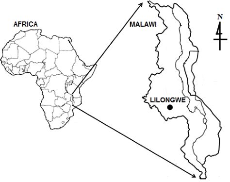 Map of Malawi showing the position of Lilongwe City. | Download Scientific Diagram