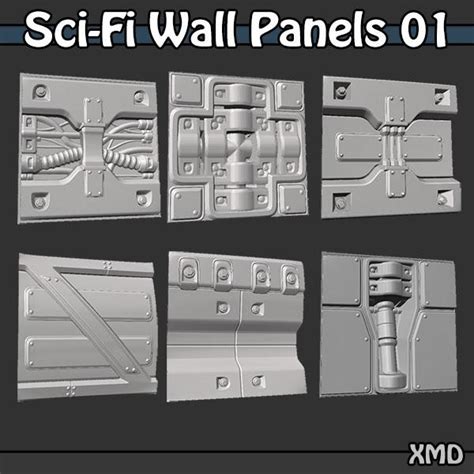 Sci-Fi Wall Panels 01 – XMD Source