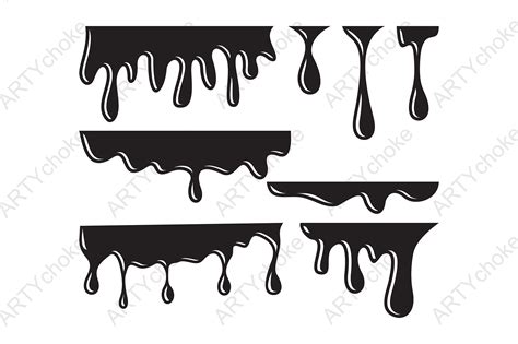 Dripping. SVG File Ready for Cricut Graphic by artychoke.design · Creative Fabrica