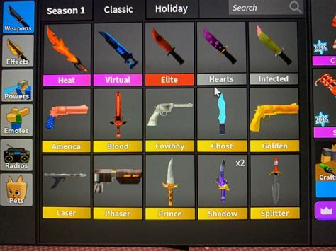 Roblox mm2, Video Gaming, Gaming Accessories, In-Game Products on Carousell