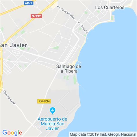 concepto en términos de vendaje mapa santiago de la ribera murcia ...