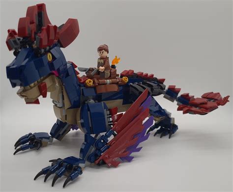 LEGO MOC Ark: Rock Drake by Moc_Lobster | Rebrickable - Build with LEGO