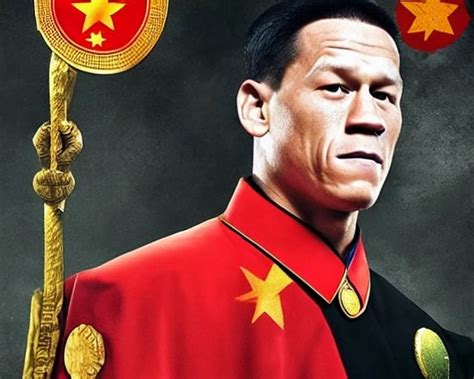 John Cena as Mao Zedong, portrait (basically, Zhong Xina) : r/weirddalle