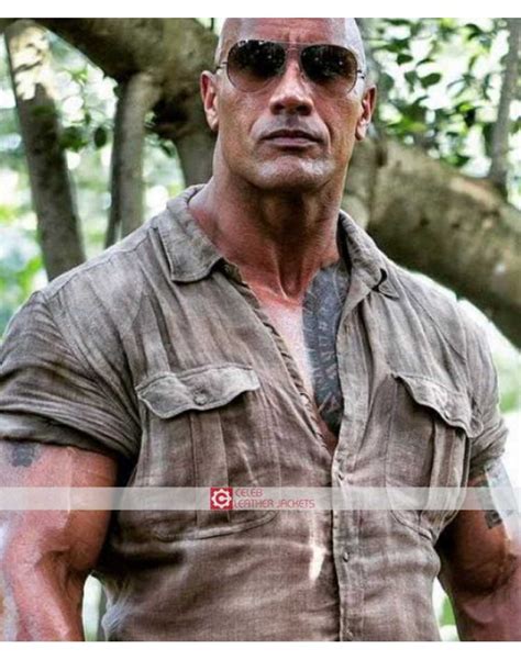 Jumanji Dwayne Johnson Shirt Style Jacket