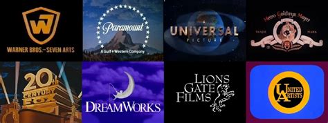 Eight Major Film Studios from 1967-1968 OS logos by Appleberries22 on DeviantArt