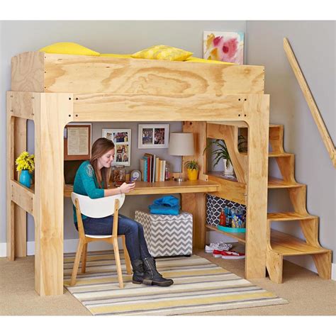 Woodworking Plans Loft Bed Desk ~ Download Woodworking Plans