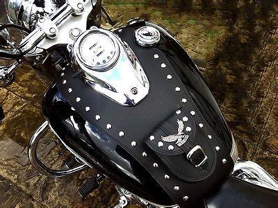 S) YAMAHA V STAR XVS 650 CUSTOM & CLASSIC LEATHER TANK Panel Pad Chap ...