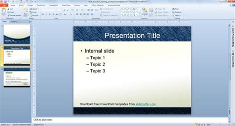 Executive Training PowerPoint Background