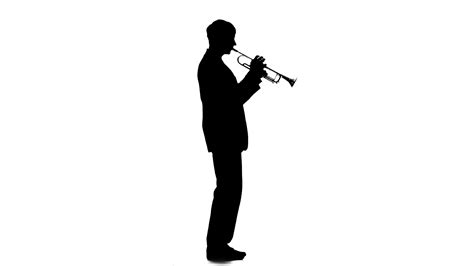 Trumpet Player Silhouette at GetDrawings | Free download