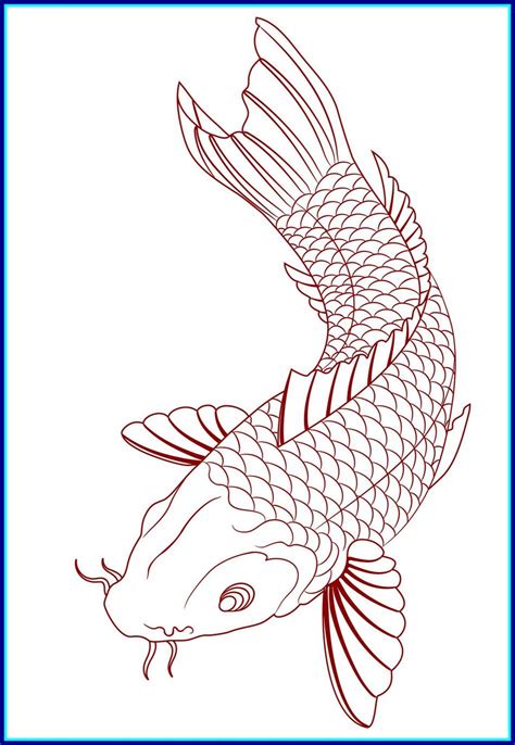 Koi Fish Tattoo Drawing Design at GetDrawings | Free download