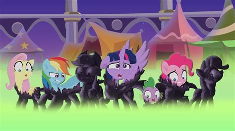 MLP: Mane Six And Spike Turning To Stone | My little pony cartoon, My little pony wallpaper, My ...