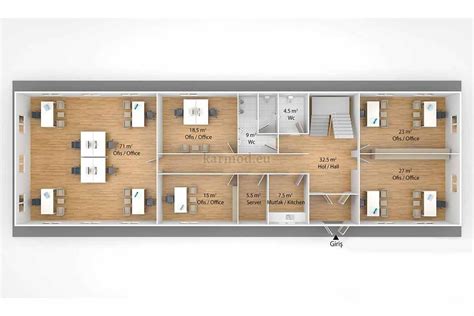 Modular Office Building - 463 m² - Efficient & Modern