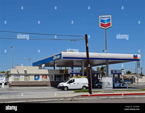 Chevron Gas station in California Stock Photo - Alamy