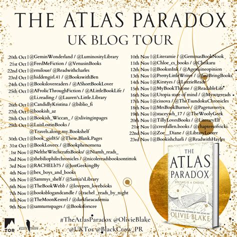 The Atlas Paradox BlogTour Graphic - Utopia State of Mind