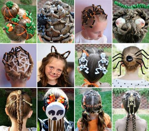 16 Most Creative DIY Halloween Hairstyles for kids Diy Halloween ...