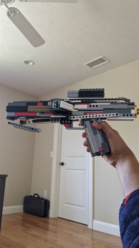 My Lego e-11 blaster from star wars made out Lego : r/lego