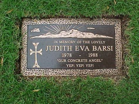 Celebrities Final Resting Places: Judith Barsi (1978-1988)