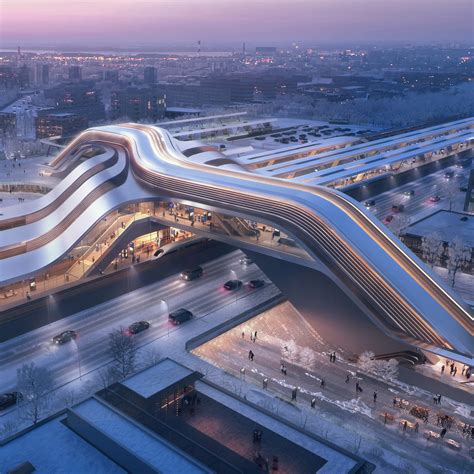 Zaha Hadid Architects unveils plans for high-speed train station in ...