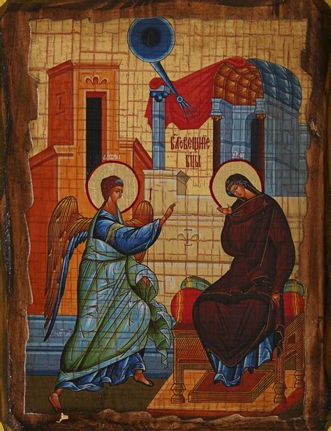 Annunciation Icon – Byzantine Church Supplies