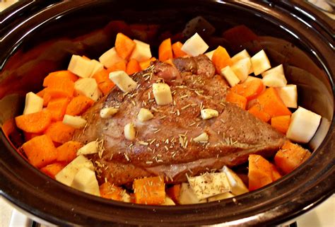 Slow Cooked Pulled Lamb with White Wine & Root Vegetables - Fab Food 4 All