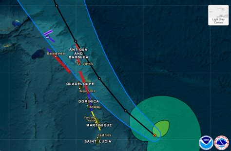 Hurricane Tammy approaching Leeward Islands - Ocean Weather ServicesOcean Weather Services