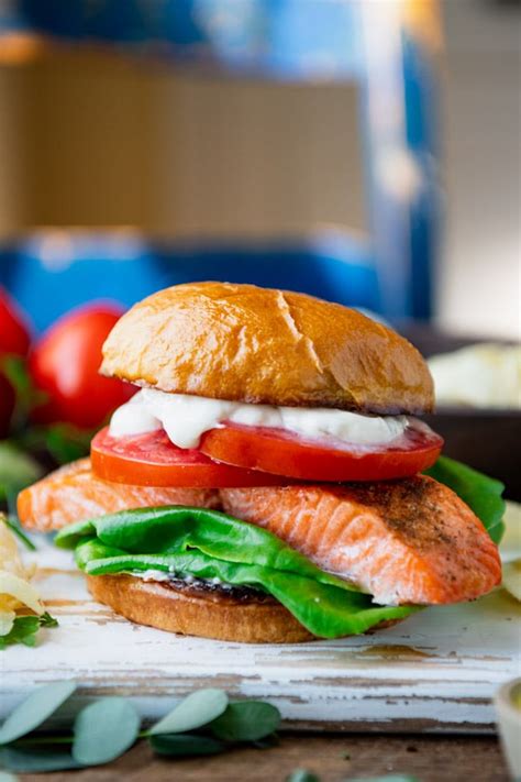 Easy Weeknight Salmon Sandwich {20 Minutes!} - The Seasoned Mom