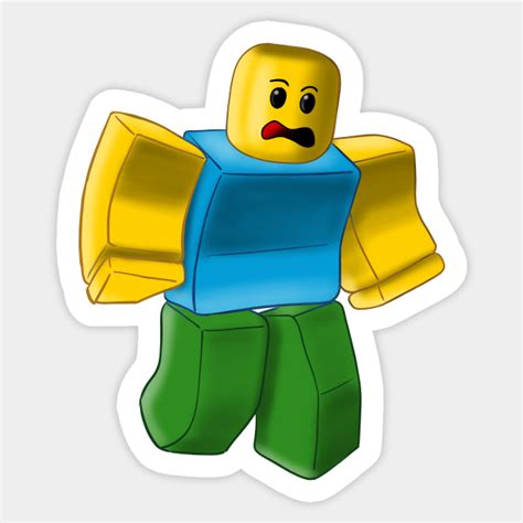 Roblox Noob - Roblox - Sticker | TeePublic