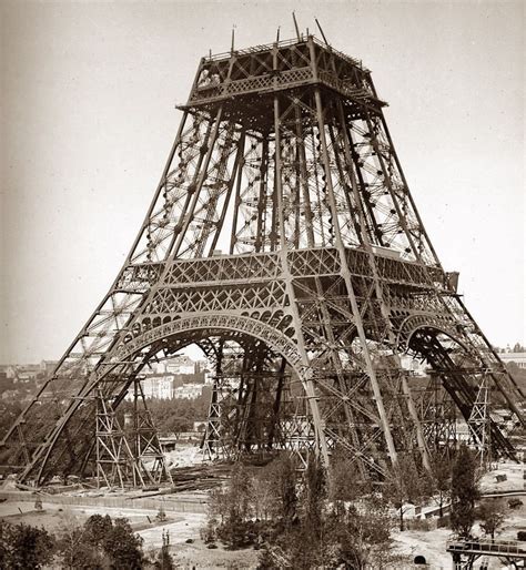 The Eiffel Tower under construction for the 1889 Exposition Universelle, Paris Journey To The ...