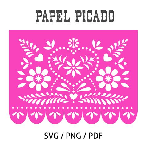 Mexican Banners Papel Picado Svg