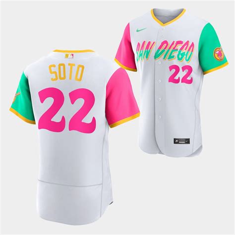 Padres 2022 City Connect Juan Soto White Jersey