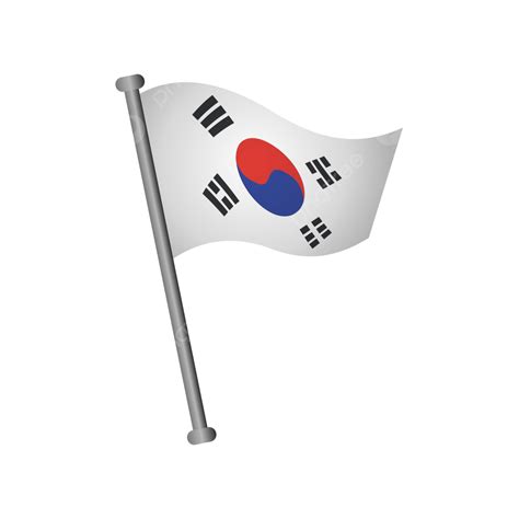 South Korea Flag, South Korea, Flag, South Korea Watercolor Flag PNG ...