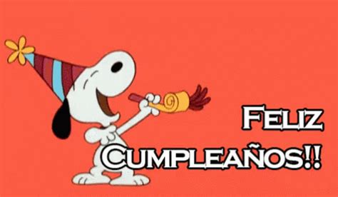 Feliz Cumpleaños GIF - FelizCumpleanos FelizCumple Snoopy - Discover & Share GIFs Happy Birthday ...