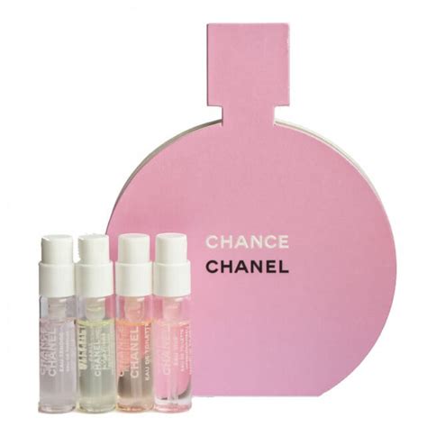 CHANEL Chance samples Eau Fraiche Tendre Vive set 4x 1.5 ml NEW VIP GIFT | eBay