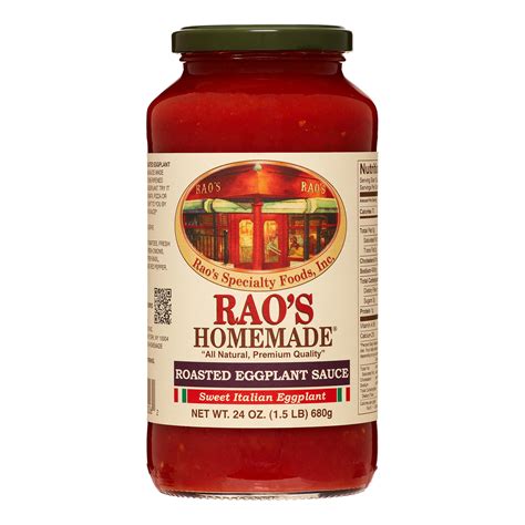 Rao's Homemade Pasta Sauce, Roasted Eggplant, 24 Oz - Walmart.com