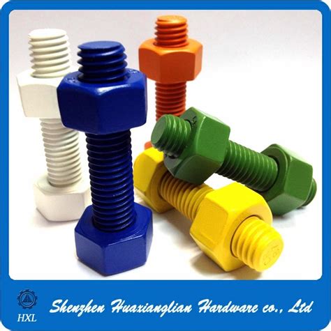 Plastic Bolt and Nut with Customized Colour - Hardware and Fastener