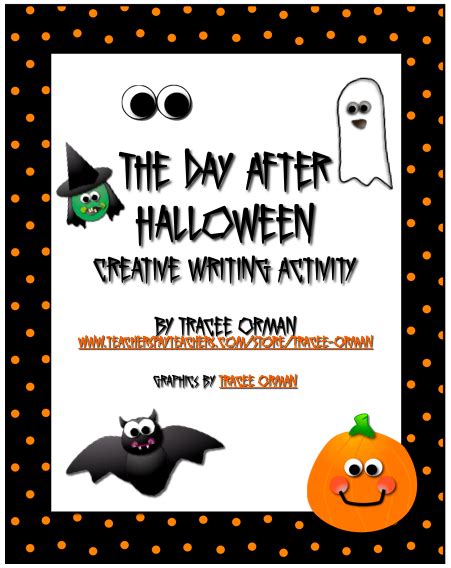 The Day After Halloween Activity... - Classroom Freebies