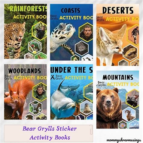 3 types of Bear Grylls Books For Kids - Mommyshravmusings