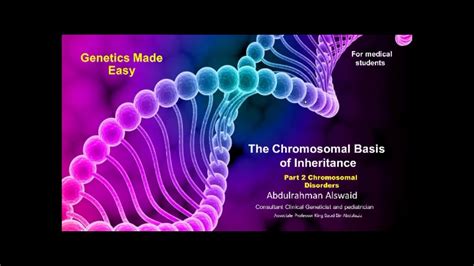 3-3 Chromosomal Basics of Genetics: Introduction to Chromosomal Disorders ,polyploidy ...