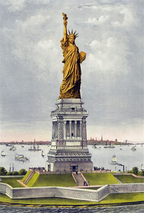 Liberty Statue still copper color