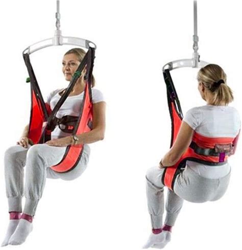 HNYG Hoyer Lift Sling, Medical Patient Lift Slings with Commode Cutout ...